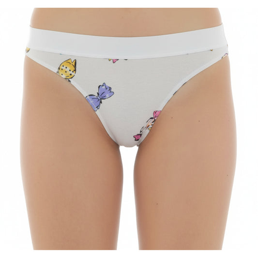 Moschino Butterfly Print Thong White (A13084412-1001) Women