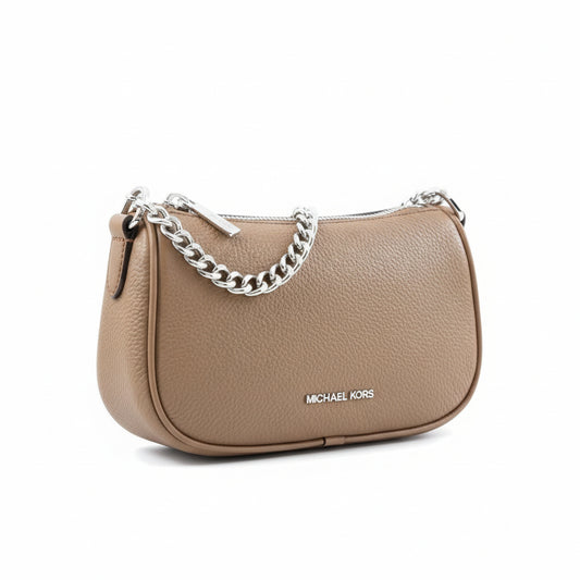 Michael Kors Chain Handle Crossbody Bag Beige (35F4S1QC1L-DRIFTWOOD) Women