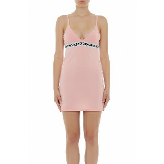 Moschino Pink Logo Band Mini Dress (A71014406-0227) Women