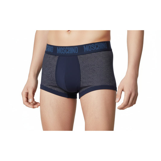 Moschino Mesh Panel Boxer Briefs Navy (A13094408-0555) Men