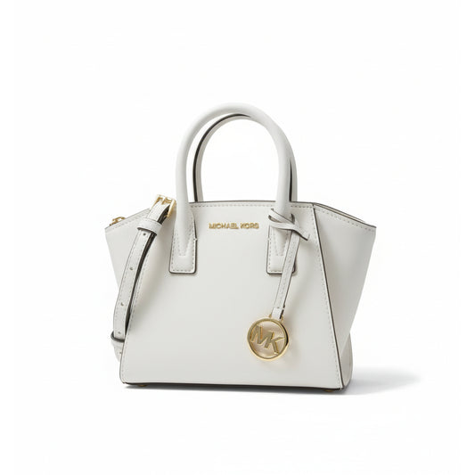 Michael Kors Avril Structured Satchel Cream (35F4G4VC0L-LT-CREAM) Women