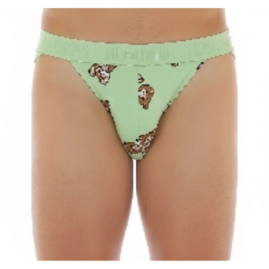 Moschino Green Dog Print Brief (A13114417-1449) Women