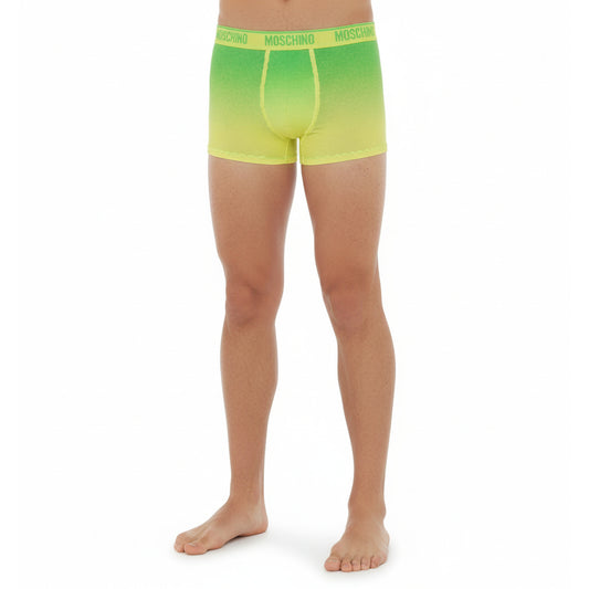 Moschino Gradient Green Yellow Trunk Underwear (A13304423-1396) Men