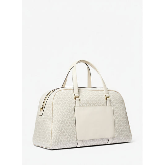 Michael Kors Signature Dome Satchel Vanilla, Women
