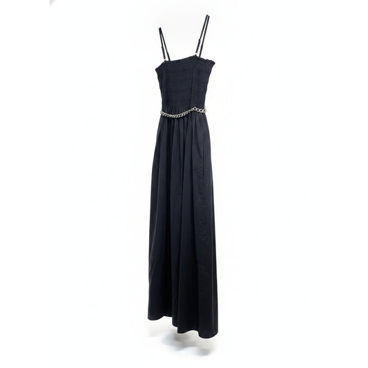 SMOCKED MAXI DRESS, Women