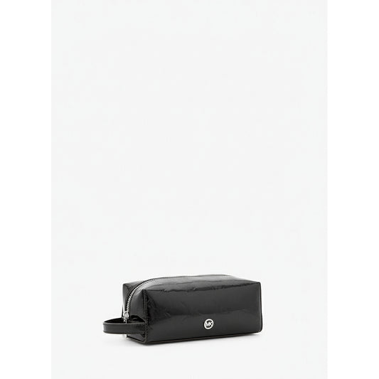Michael Kors Black Patent Travel Toiletry Bag (35F5STFN2O-BLACK) Women