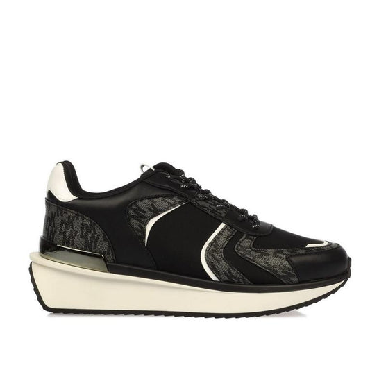 DKNY Amity Lace Up Sneakers Black/White (K4480274005) Women