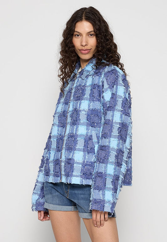 YAS PATCH LS JACKET D2D Blue (ZZO31DJ17-K00) Women