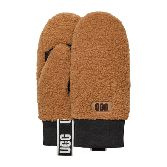 UGG UGGfluff Logotape Mittens (101099-CHE) Women