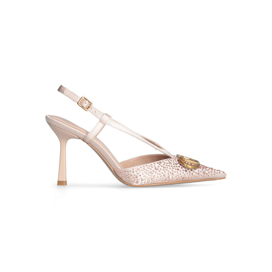 SABRY 01 - SLING BACK SATIN/STRASS Women