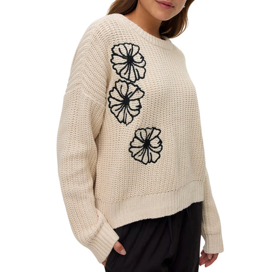Vero Moda Laura LS Sweater (10331444-BIRCH) Women