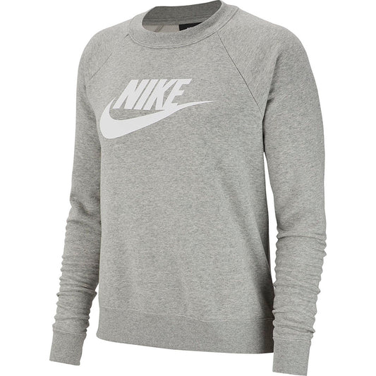 Nike Essentials Crew FLC HBR Sweatshirt Gray BV4112 063 Women
