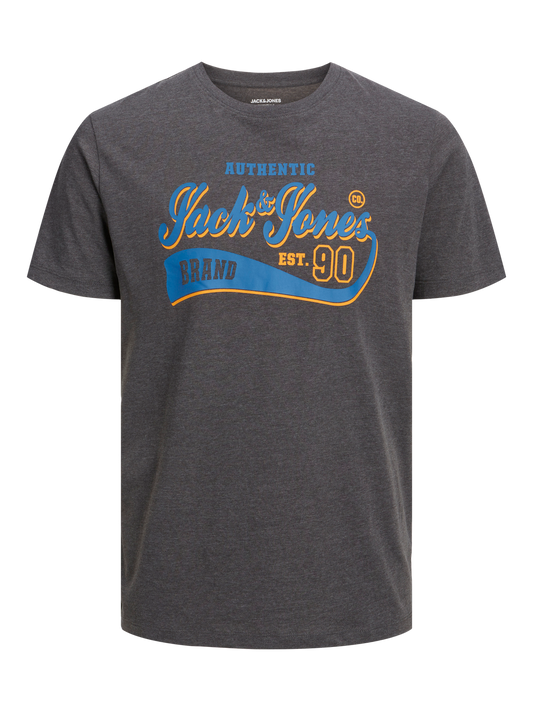 Jack & Jones Essentials JJELOGO TEE SS O-NECK 2 COL AW23 SN Honey Gold (12233594-Honey Gold) Men