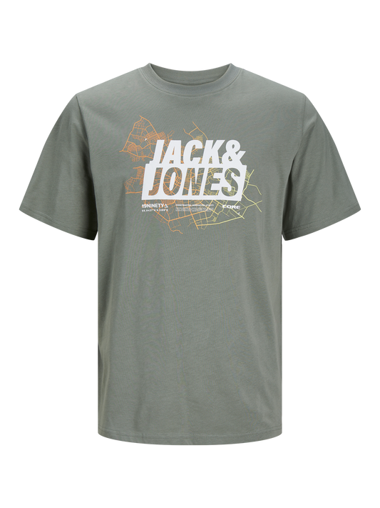 Jack & Jones Core JCOMAP LOGO TEE SS CREW NECK SN Agave Green (12252376-Agave Green) Men