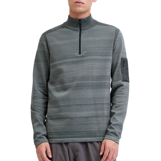 Jack & Jones Omace Knit Half Zip Sweater (12270980-URBANCHIC) Men