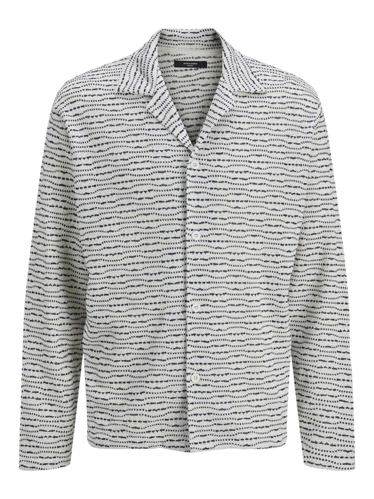 Jack & Jones Premium JPRBLAEVAN LS RESORT SHIRT STYD AW24 Cloud Dancer (12278806-Cloud Dancer) Men