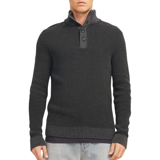 Jack & Jones Ethan Knit High Neck Sweater (12278965-BLACK) Men