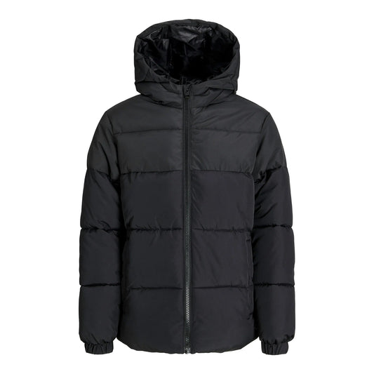 Jack & Jones Maze Hooded Puffer Jacket (12279726-BLACK) Kids