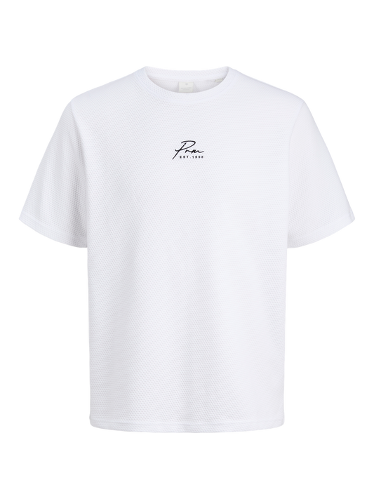 Jack & Jones Premium JPRFRANCO SS TEE STYD SS25 Bright White (12286343-Bright White) Men