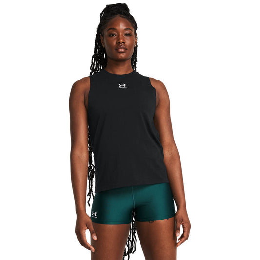 UA RIVAL MUSCLE TANK (1383659-001) Women