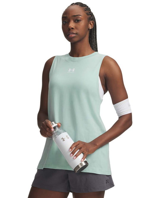 UA RIVAL MUSCLE TANK (1383659-477) Women