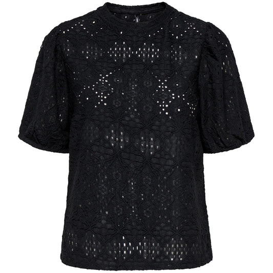 Only Luz Puff Sleeve Shirt (15350468-BLACK) Women
