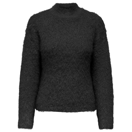 Only Lulu Highneck Knit Sweater (15350651-BLACK) Women