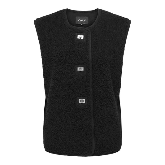 Only Wendy Teddy Waistcoat (15371057-BLACK) Women