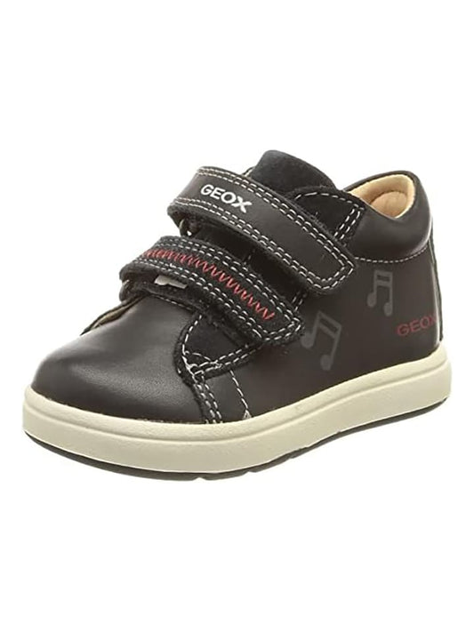 Geox Leather Sneaker "Biglia" Brown Kids