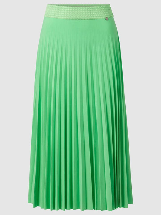 Rich & Royal Pleated Skirt Green Women