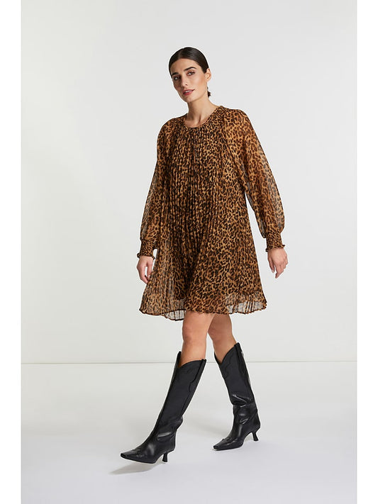 Rich & Royal Dress Brown / Black Women