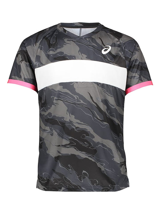 asics Training Shirt Black / Grey Men