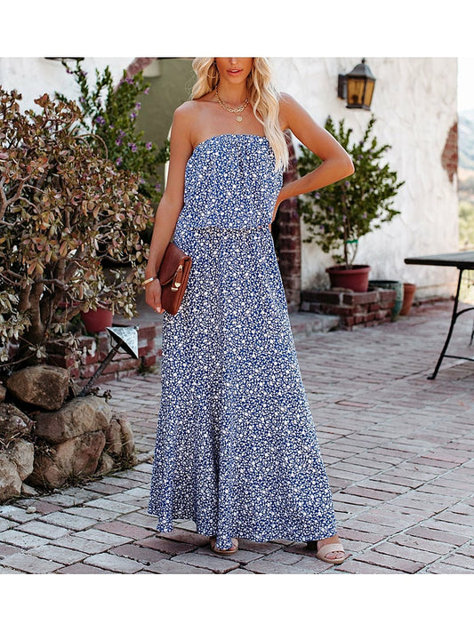 LA Angels Dress Blue / Cream Women