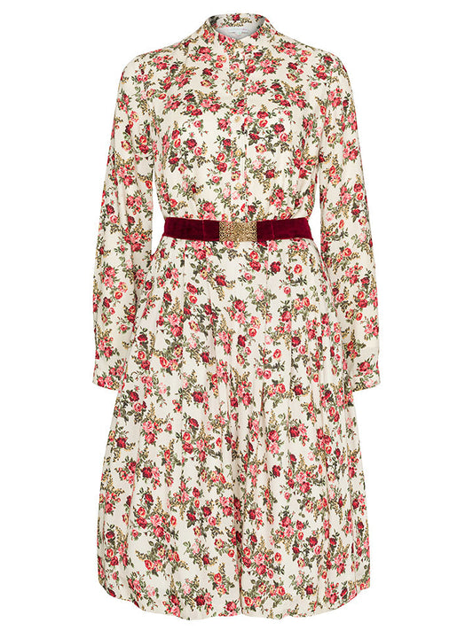 Melega Dress ''Lyssa'' Cream / Burgundy Women