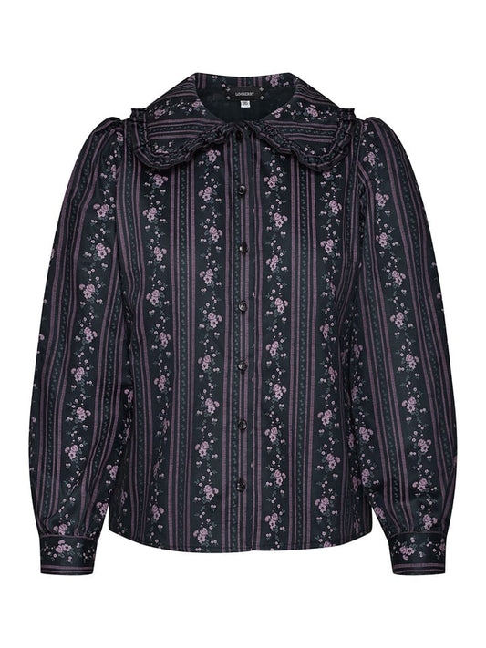 LIMBERRY Traditional Blouse "Chloe" Black Women