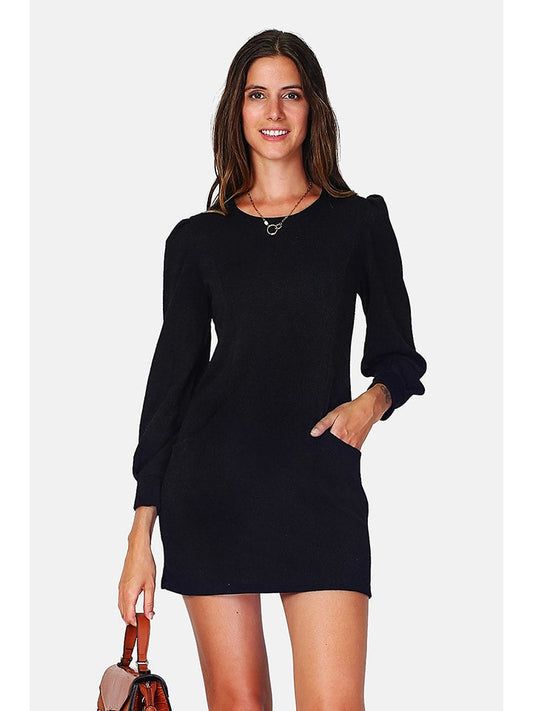 ASSUILI Cashmere Dress Black Women