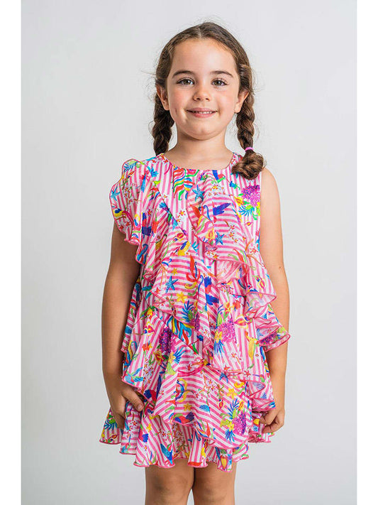 Rosalita Señoritas Dress "Madaket" Pink Kids