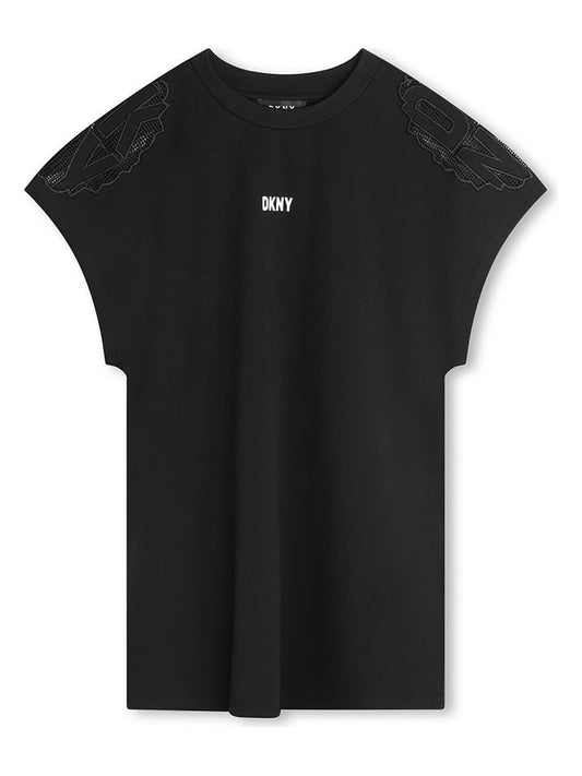 DKNY Shirt Dress Black Kids