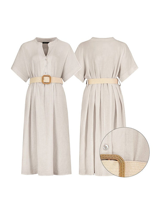 Eight2Nine Dress Beige Women