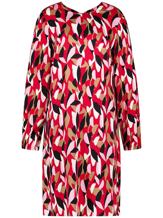 TAIFUN Dress Red / Black / White Women