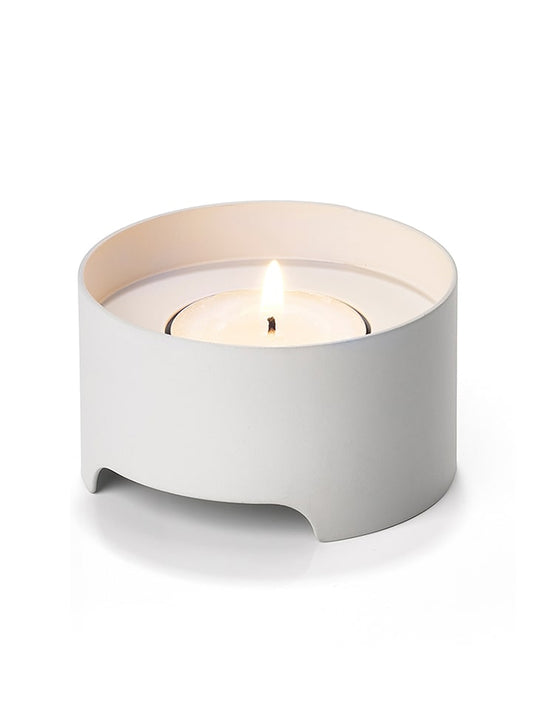Zone Denmark Tealight Holder "Singles" Light Grey (H)4 x Ø 7,5 cm Unisex