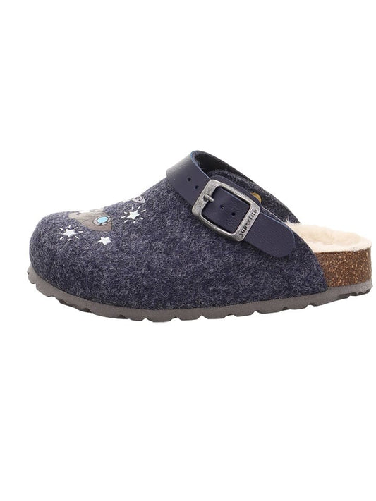 superfit Clog "Fussbettpantoffel" Navy Kids