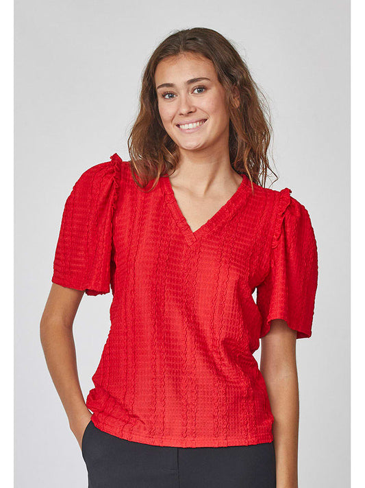 SisterS point Shirt Red Women