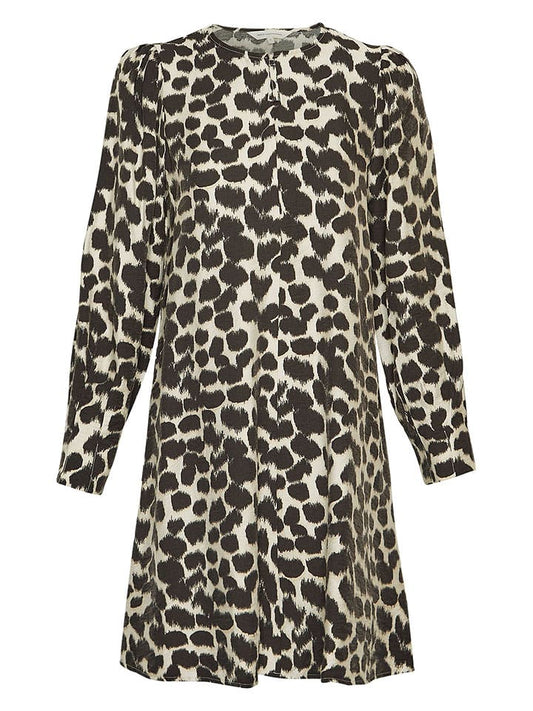MOSS COPENHAGEN Dress "Ottelie" Black / Cream Women