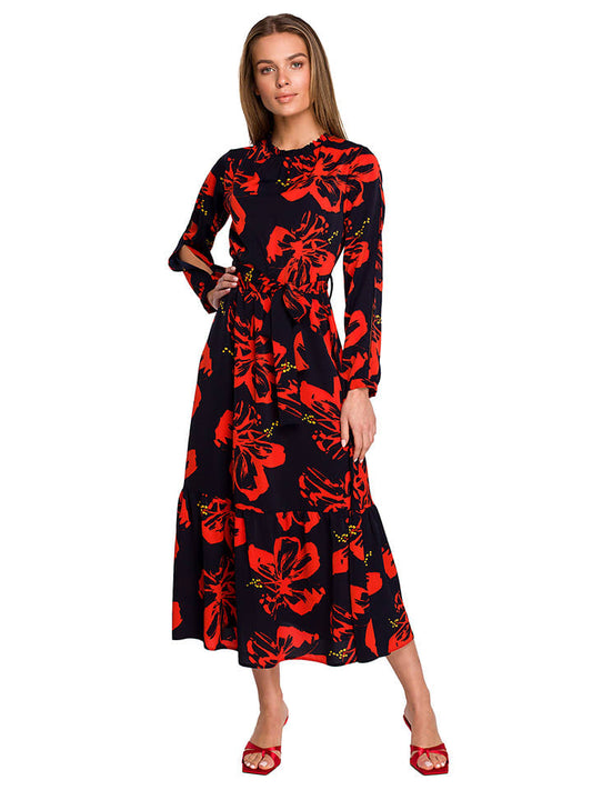 Stylove Dress Black / Multicolour Women