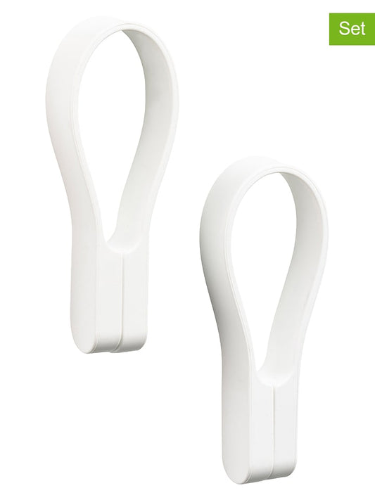 Zone Denmark 2-Piece Set: Towel Rail "Loop" White (L)9 cm Unisex