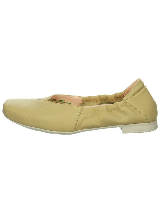 Think! Leather Ballet Flats "Gaudi" Yellow Women