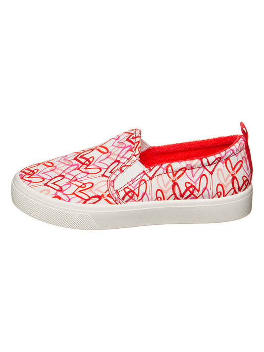 Skechers Loafer "Poppy Drippin Love" Red / White Women
