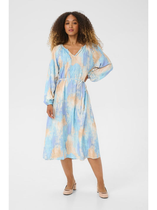 Kaffe Dress Light Blue Women