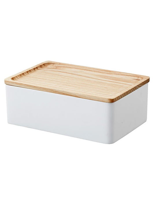 Yamazaki Storage Box White (W)18,5 x (H)7 x (D)12,5 cm Unisex